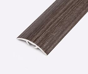 Порог (стык) Русский профиль  разноуровневый ламинированный с дюб, 30*2700 мм, Палисандр